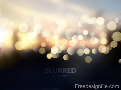 Bokeh bright effect background vector 07
