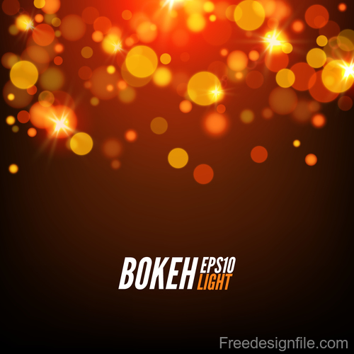 Bokeh bright effect background vector 08