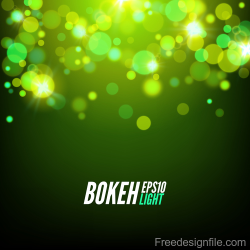 Bokeh bright effect background vector 09