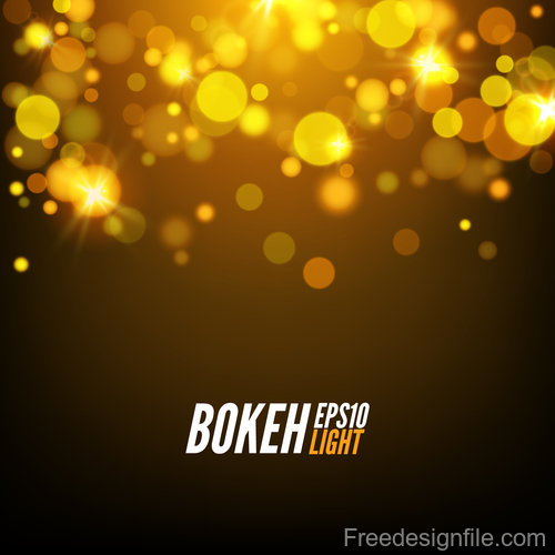 Bokeh bright effect background vector 10