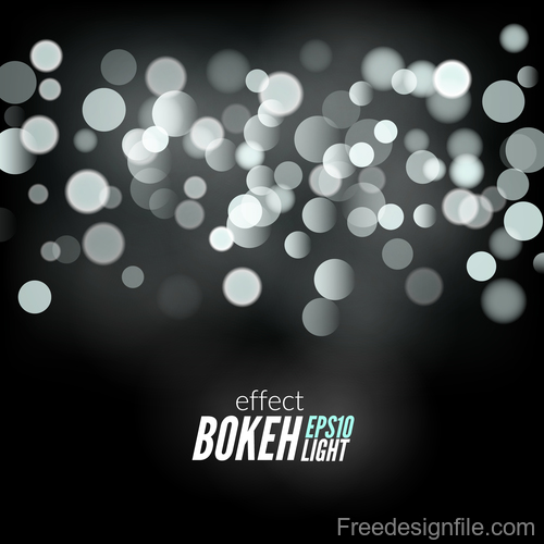 Bokeh bright effect background vector 11