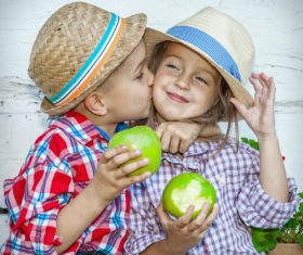 Childhood intimate playmate Stock Photo 08