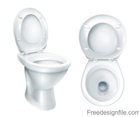 Closestool design vector illustration 01