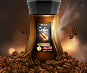 Coffee poster design vector illustration