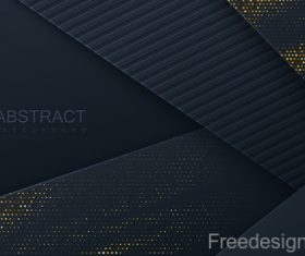 Dark black layered background design vector 01