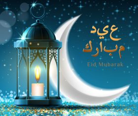 Ramadan kareem with eid mubarak festival design vector 02 free download