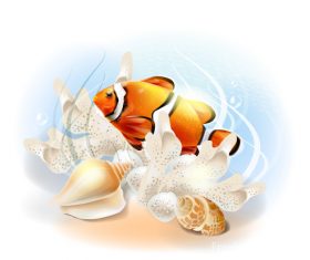 Fish illustration vector design 02