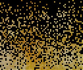Gold shining mosaic background vector design 03