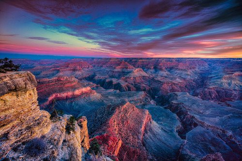 Grand Canyon nature landscape Stock Photo