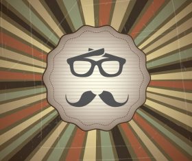 Hipster styles retor background vector 02