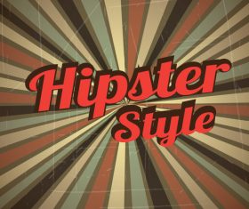 Hipster styles retor background vector 03