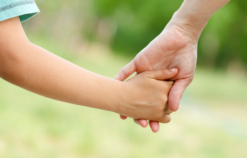 Holding hands Stock Photo 01
