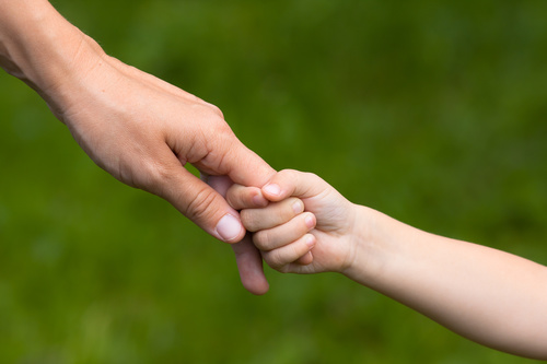 Holding hands Stock Photo 03