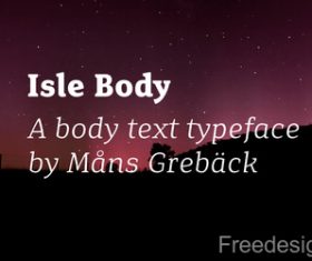 Isle Body Fonts