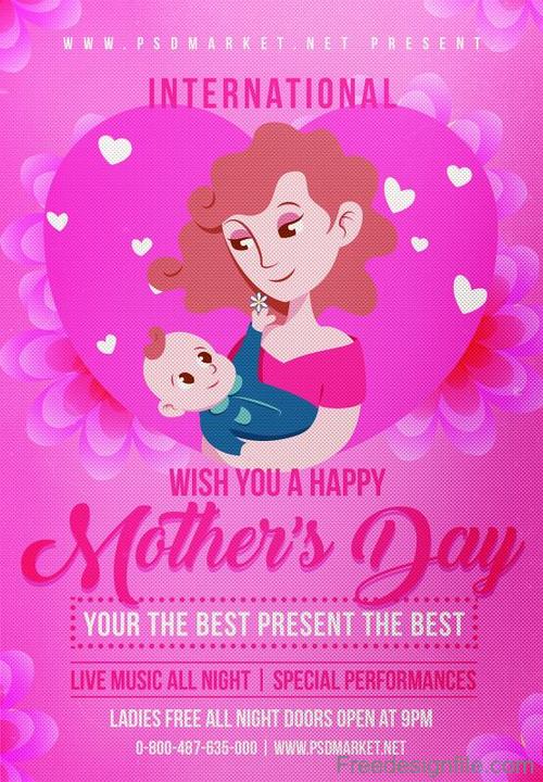 mothers day flyer templates free download