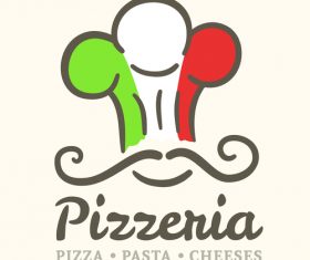 Pizzeria backgorund template vector design