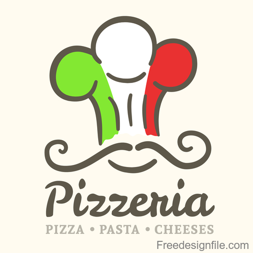 Pizzeria backgorund template vector design