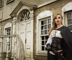 Role player Female pirate Stock Photo 02