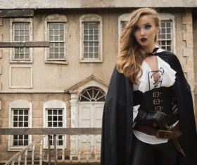 Role player Female pirate Stock Photo 04