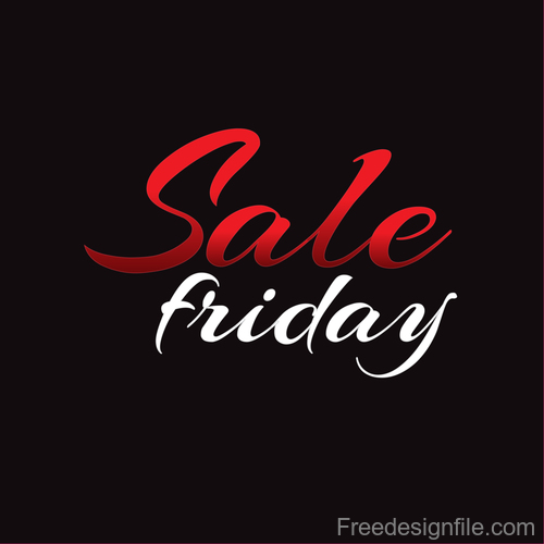 Sale friday background vector