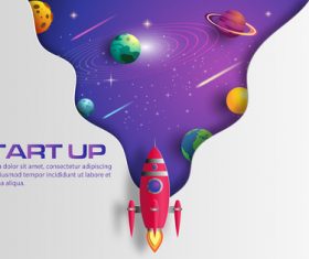 Start up business template vector design 03