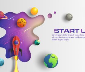 Start up business template vector design 04
