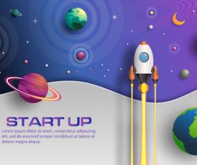 Start up business template vector design 06