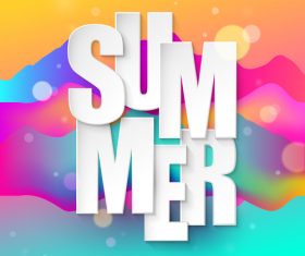 Summer abstract background design vector 01