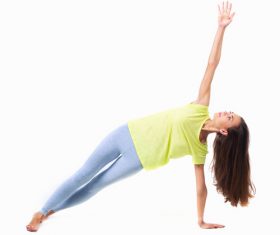 Various yoga action women Stock Photo 03