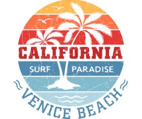 California vector - for free download