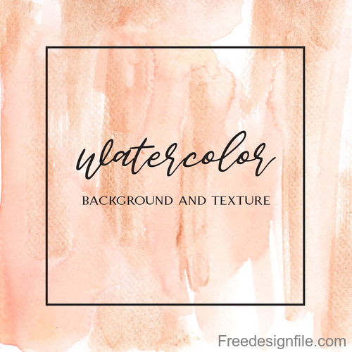 Watercolor textured background vector design 02