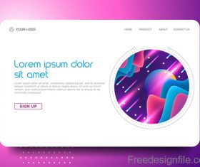 White website background template vector