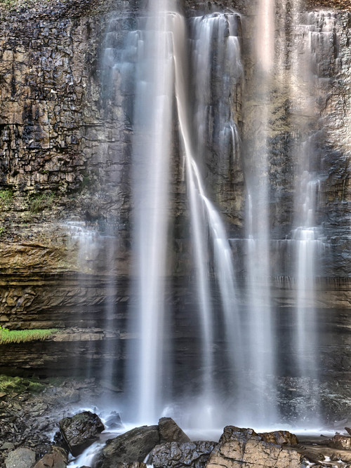 splash waterfall Stock Photo