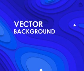 Abstract vector background Blue geometric