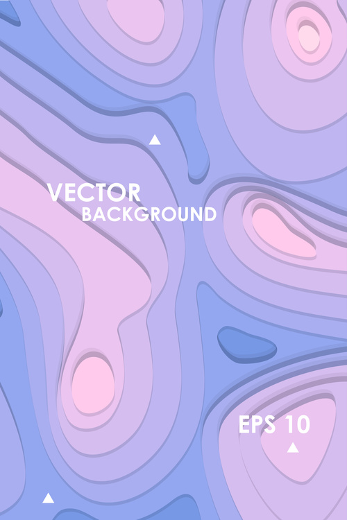 Abstract vector background Color geometric contour