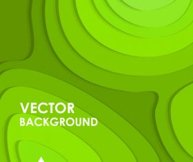 Abstract vector background Green geometry
