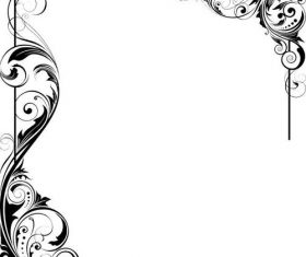 Angle leaf design Vector