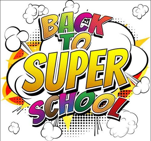 Back to super school cover vectors 01