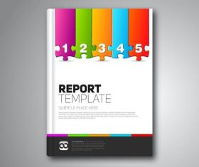 Book cover label vectors