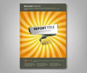 Brochures book abstract pointer template vectors