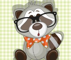 Cartoon Raccoon vector