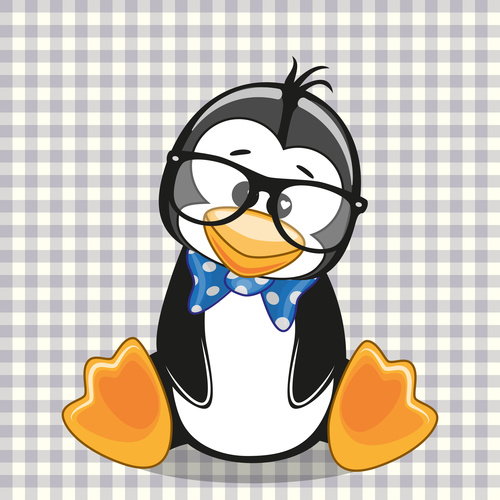 Cartoon penguin vector