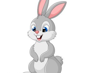 Cartoon rabbit vector