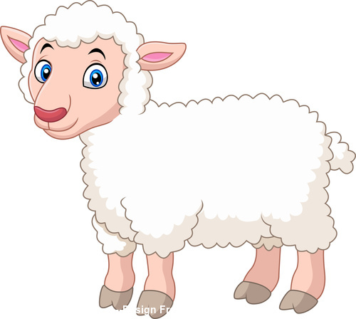 Cartoon sheep vector