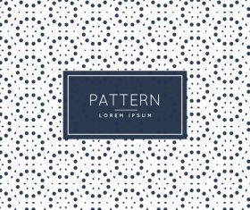 Circle black dots creative pattern background vector