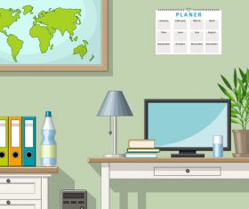 Classic living room illustration vectors