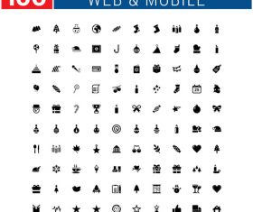 Classic universal Icon Set Vector