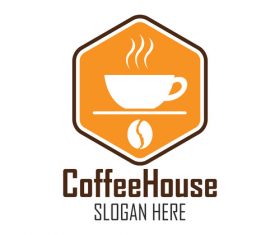 Coffee and coffee beans vector 01