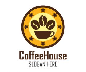 Coffee shop logo vector
