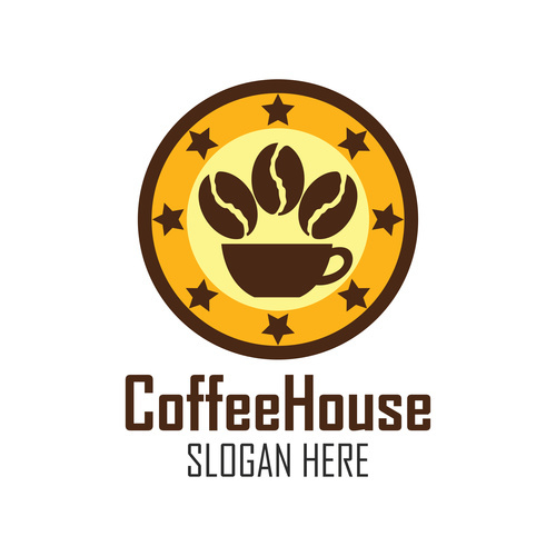 Coffee shop logo vector